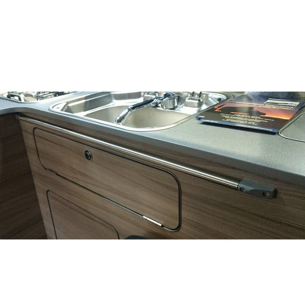 Table Rail 950mm Wall Mount - Complete with Fitting Kit - Connacht Camper Parts
