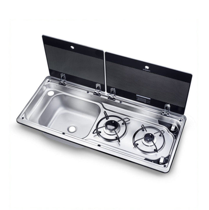 Dometic MO9722 Gas Hob/Left Hand Sink Combo - Flexible & Compact - Connacht Camper Parts