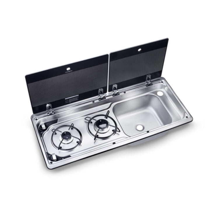 Dometic MO9722 Gas Hob/Right Hand Sink Combo - Flexible & Compact - Connacht Camper Parts