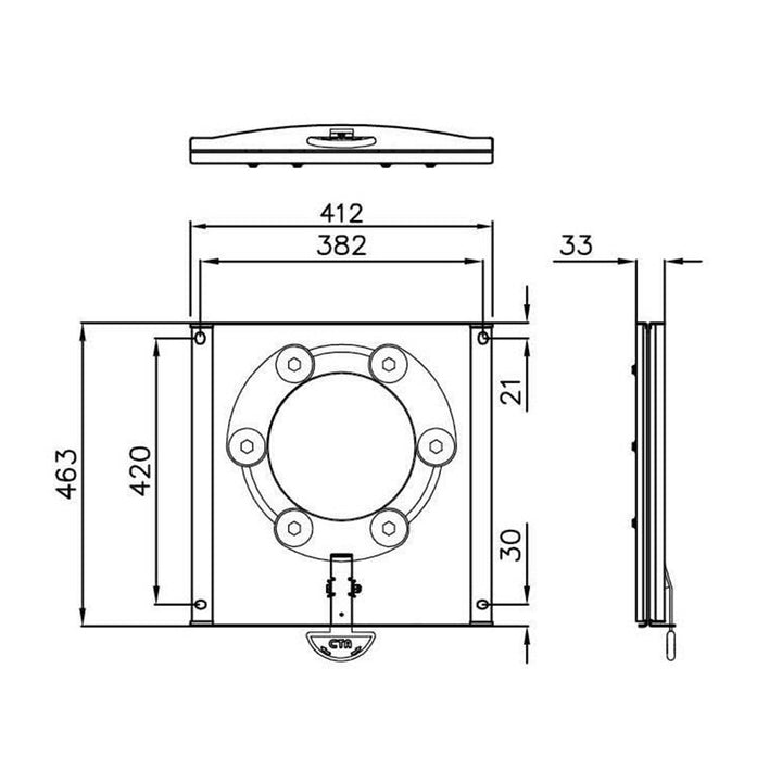 Renault Master Swivel Base (2011 on) - Flexible & Secure Seating - Connacht Camper Parts