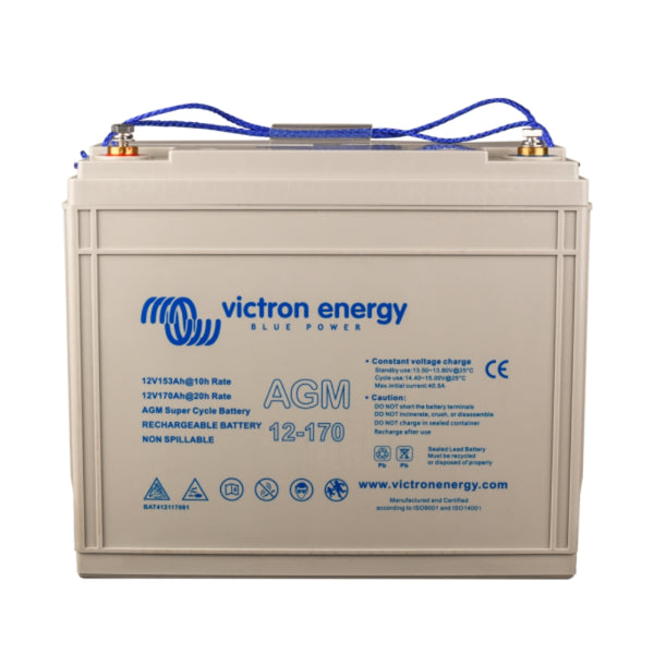 Victron 12V 170Ah AGM Super Cycle Battery (M8) - Connacht Camper Parts