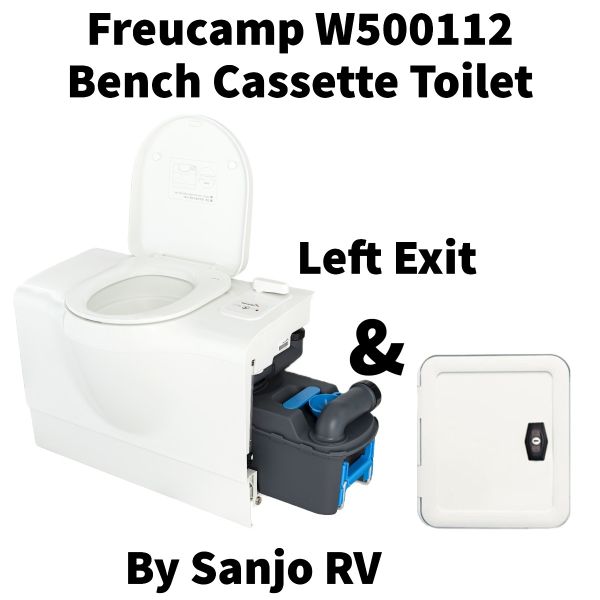 Bench Cassette Toilet- Freucamp Left W Service Door 3J-W50012- Sanjo