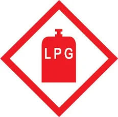 LPG Gas Sticker